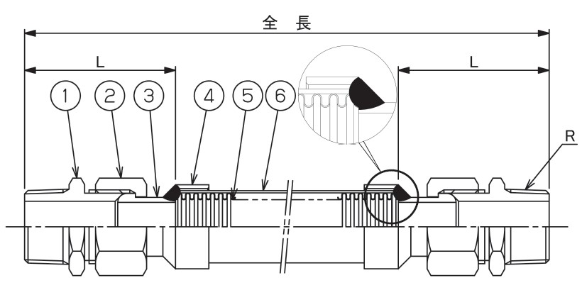 水本機械製作所 水本 黄銅チェーン BR-3 長さ・リンク数指定カット