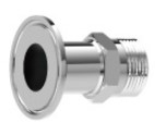 大阪サニタリー　ISOヘルールユニオン継手　ヘルール管用ネジアダプタ　THAD-C　1.0S×R 3/4　SUS316L