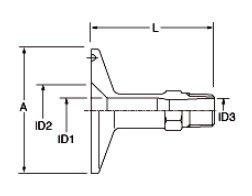 大阪サニタリー ISOヘルールユニオン継手 ヘルール管用ネジアダプタ THAD-C 1.0S×R 3/8 SUS316L の通販 |  資材調達支援サイトGAOS（ガオス）